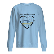 Load image into Gallery viewer, Sewing I'm A Simple Woman Gift For Women Sweatshirt
