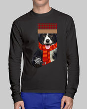 Load image into Gallery viewer, Santa Border Collie In Stock Gift For Dog Lovers Unisex Long Sleeve
