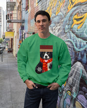 Load image into Gallery viewer, Santa Border Collie In Stock Gift For Dog Lovers Sweatshirt
