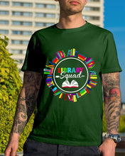 Load image into Gallery viewer, Librarian Library Squad Special Custom Design For Book Lovers Guys Tee
