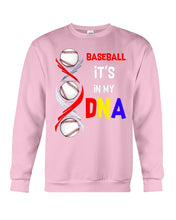 Load image into Gallery viewer, Baseball Be My DNA Gift For Sport Lovers Sweatshirt
