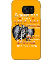 Load image into Gallery viewer, October Man Son Of God Birthday Meaningful Gift For Men Phone case
