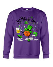 Load image into Gallery viewer, Basketball Saint Patrick's Day Gift For Basketball Lovers Sweatshirt
