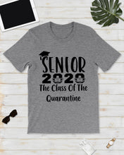 Load image into Gallery viewer, Senior 2020 The Class Of The Quarantine Unique Custom Design Guys Tee
