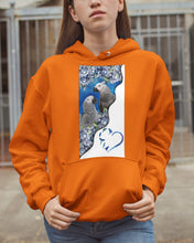 Load image into Gallery viewer, Magical Gray Couple African Parrot Gift For Bird Lovers Hoodie
