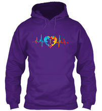 Load image into Gallery viewer, Veterinary Symbol My Heartbeat Meaningful Gift For Women Hoodie
