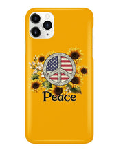 Load image into Gallery viewer, Peace Sign Sunflower Birthday Gift For Girls Phone case
