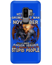 Load image into Gallery viewer, Walk Away I Am A Grumpy Old Man Who Was Born In November Birthday Gift Phone case

