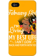 Load image into Gallery viewer, Betty Boop February Girl Living My Best Life Birthday Meaningful Gift Phone case
