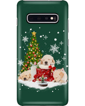 Load image into Gallery viewer, Funny Golden Retrievers Sleep In Red Boots Gift For Dog Lovers Phone case
