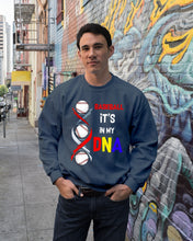 Load image into Gallery viewer, Baseball Be My DNA Gift For Sport Lovers Sweatshirt
