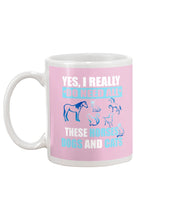 Load image into Gallery viewer, I Do Need All These Horses Dogs And Cats Mug
