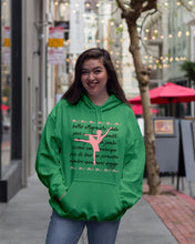 Load image into Gallery viewer, Ballet Words Pink Pattern Gift For Ballet Dancer Hoodie

