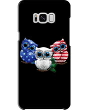 Load image into Gallery viewer, Lovely Phone Case Three Owl With US Flag Gift For Owl Lovers Phone case
