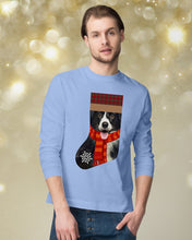 Load image into Gallery viewer, Santa Border Collie In Stock Gift For Dog Lovers Unisex Long Sleeve
