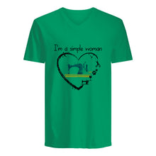 Load image into Gallery viewer, Sewing I'm A Simple Woman Gift For Women Guys V-Neck
