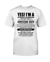 Load image into Gallery viewer, I'm A Spoiled Husband But Not Yours - Awesome Wife Who Was Born In January Guys Tee

