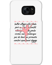 Load image into Gallery viewer, Ballet Words Pink Pattern Gift For Ballet Dancer Phone case

