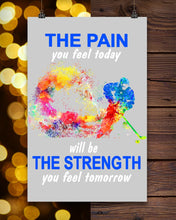 Load image into Gallery viewer, The Pain You Feel Today Will Be The Strength Gift For Women Vertical Poster
