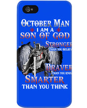 Load image into Gallery viewer, October Man Son Of God Birthday Meaningful Gift For Men Phone case
