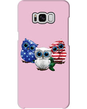 Load image into Gallery viewer, Lovely Phone Case Three Owl With US Flag Gift For Owl Lovers Phone case
