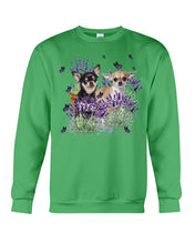 Load image into Gallery viewer, Lovely Phone Case With Lavender Flowers Gift For Chihuahua Lovers Sweatshirt
