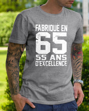 Load image into Gallery viewer, Fabrique En 66 55 Ans D’Excellence Custom Design Gift For Friends Guys Tee
