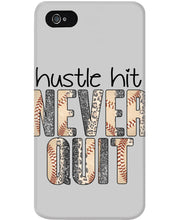 Load image into Gallery viewer, Baseball Hustle Hit Never Quit Gift For Lovers Phone case
