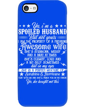 Load image into Gallery viewer, Shes Stubborn Messy And A Brat At Times Black Gift For Husband Phone case
