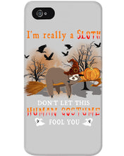 Load image into Gallery viewer, Sloth I'm Really A Storm Don't Let This Human Costume Halloween Gift Phone case
