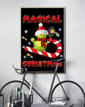 Load image into Gallery viewer, Tennis Players Magical Christmas Snowman Gift For Women Vertical Poster
