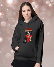Load image into Gallery viewer, Santa Border Collie In Stock Gift For Dog Lovers Hoodie
