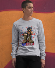 Load image into Gallery viewer, Rottweiler Shoes Armerican Army Gift For Dog Lovers Unisex Long Sleeve

