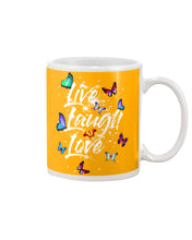 Load image into Gallery viewer, Butterfly Live Laugh Love Gift For Lover Mug
