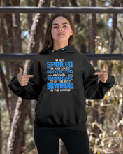 Load image into Gallery viewer, I'm Just Loved Protected And Well Taken Care Of By The Best Boyfriend Hoodie
