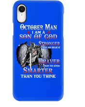 Load image into Gallery viewer, October Man Son Of God Birthday Meaningful Gift For Men Phone case
