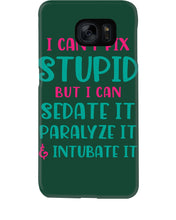 Load image into Gallery viewer, I Can't Fix Stupid But I An Sadate It Gift For Girls Phone case
