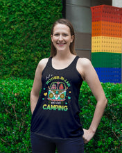 Load image into Gallery viewer, Just A Mother-in-law Who Loves Camping Trending Ladies Flowy Tank
