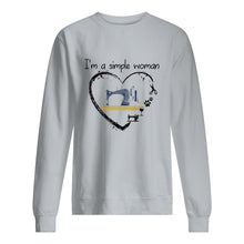 Load image into Gallery viewer, Sewing I'm A Simple Woman Gift For Women Sweatshirt
