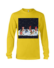 Load image into Gallery viewer, Night Christmas Chihuahua Cool Weather Gift For Dog Lovers Unisex Long Sleeve
