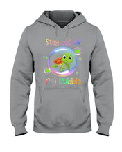 Load image into Gallery viewer, Vintage Funny Stay Out Of My Bubble Gift For Turtle Lovers Hoodie
