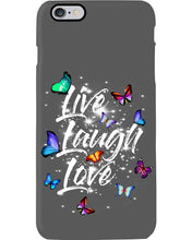 Load image into Gallery viewer, Butterfly Live Laugh Love Gift For Lover Phone case

