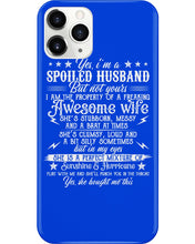 Load image into Gallery viewer, Shes Stubborn Messy And A Brat At Times Black Gift For Husband Phone case
