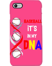 Load image into Gallery viewer, Baseball Be My DNA Gift For Sport Lovers Phone case

