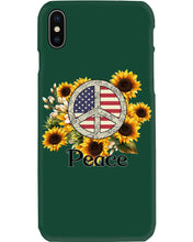 Load image into Gallery viewer, Peace Sign Sunflower Birthday Gift For Girls Phone case
