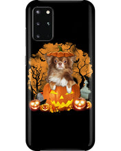 Load image into Gallery viewer, Chihuahua Book Pumpkin Halloween Gift For Dog Lovers Phone case
