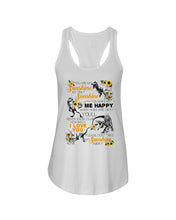 Load image into Gallery viewer, My Only Sunshine Make Me Happy Special Custom Design Ladies Flowy Tank
