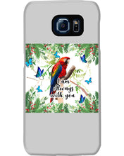 Load image into Gallery viewer, Scarlet Macaw With Butterflies I Am Always With You Gift For Lover Phone case
