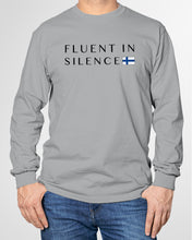 Load image into Gallery viewer, Fluent In Silence Custom Design For Personalized Nation Gift Unisex Long Sleeve
