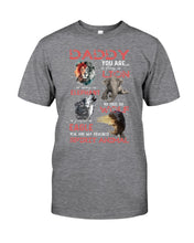 Load image into Gallery viewer, Daddy You Are As Strong As Lion Trending Gift For Animal Lovers Guys Tee
